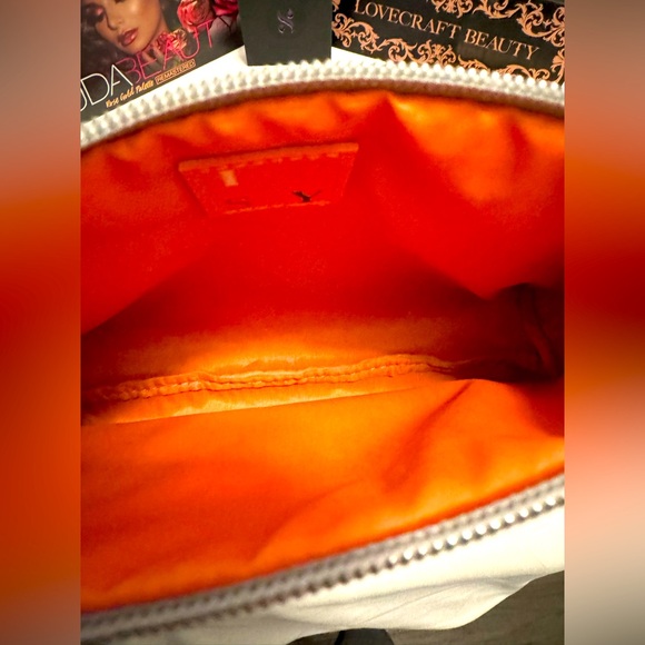 ❤️MAKEUP BAG❤️SUEDE & MIXED COLORS OF VINYL❤️ - Picture 7 of 7